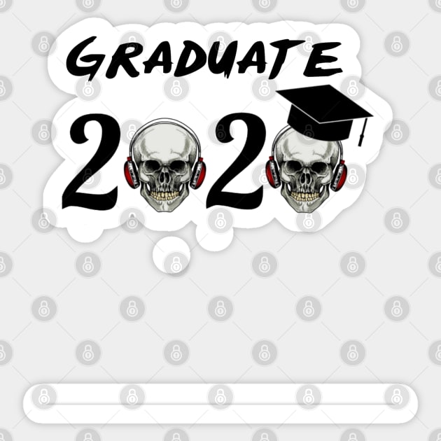 graduate 2020 Sticker by  Memosh Everything 